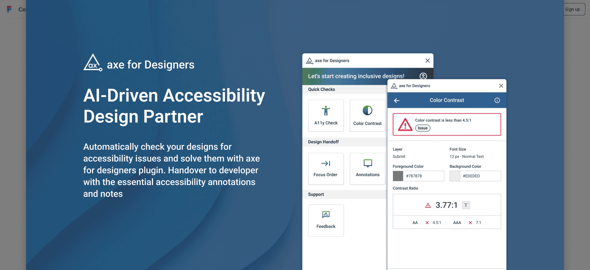 axe for Designers: A Free Accessibility Plugin