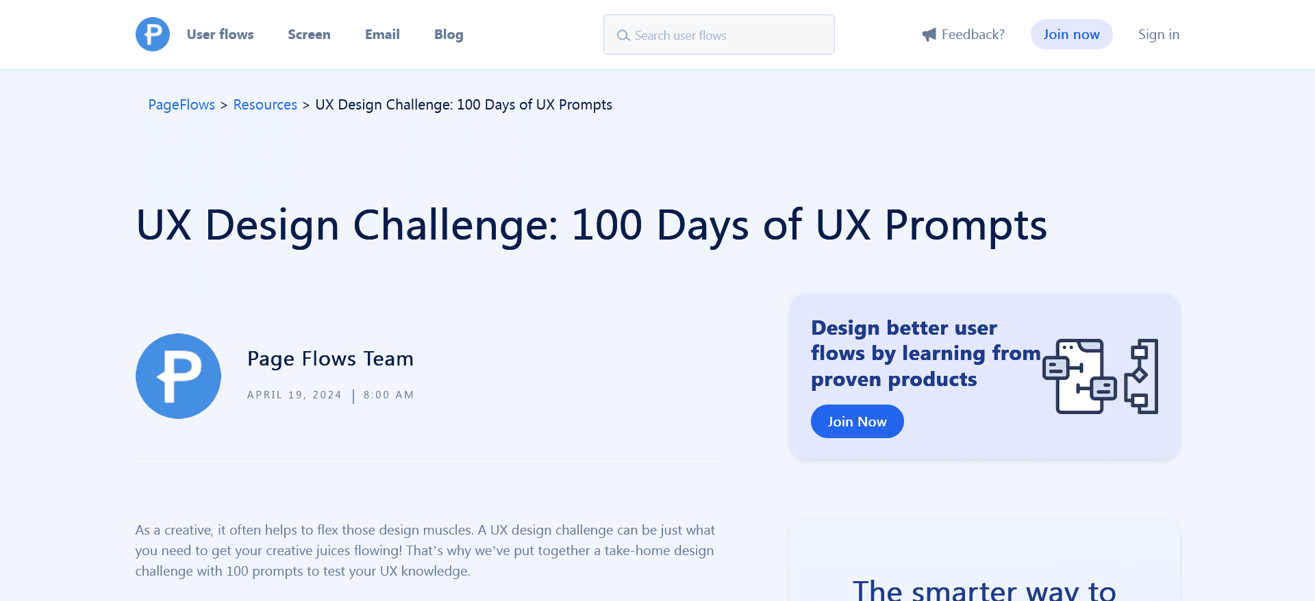 Challenges by Pageflows