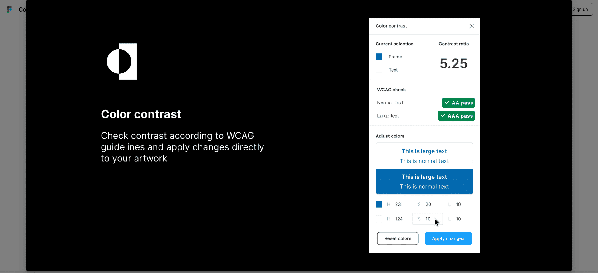 Color contrast by Aleksandra Walczak