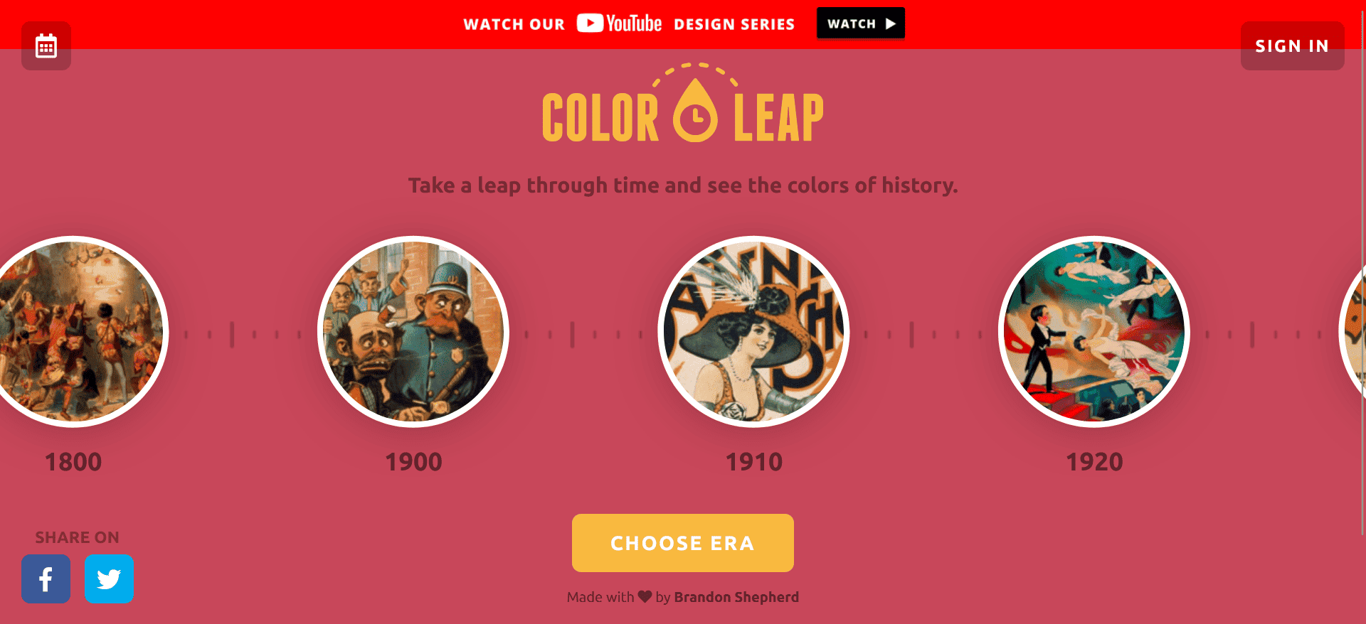 Color Leap — History’s Palettes