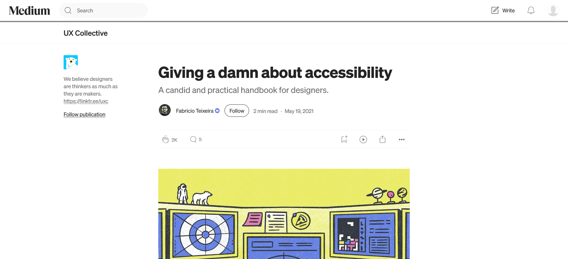 Giving a damn about accessibility