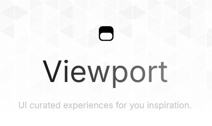 Viewport-ui design