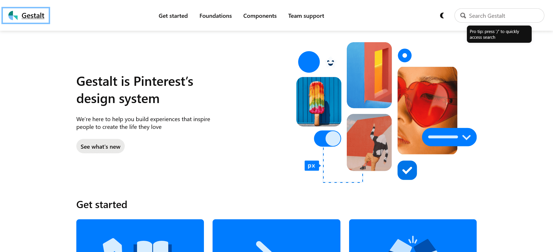 Gestalt Design System by Pinterest