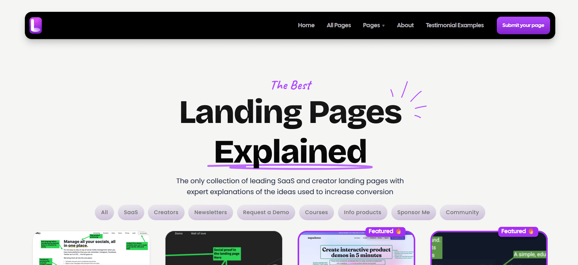 Landing Pages Explained
