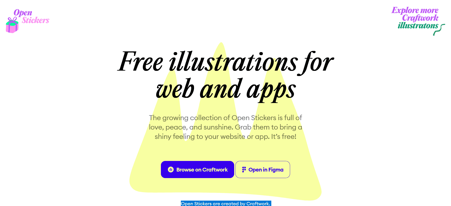 Open Stickers by Craftwork.