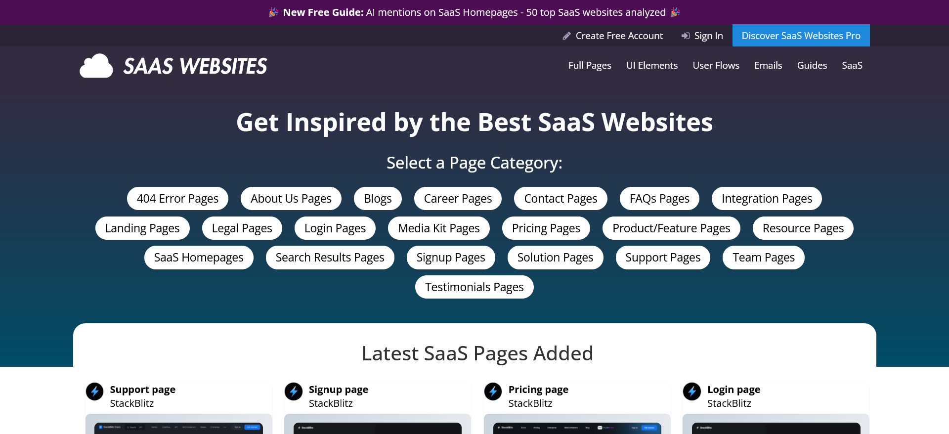 Saas Websites