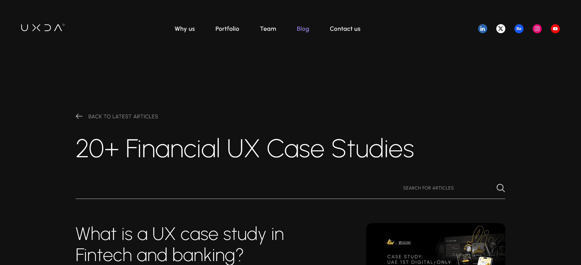 Case Studies by UXDA
