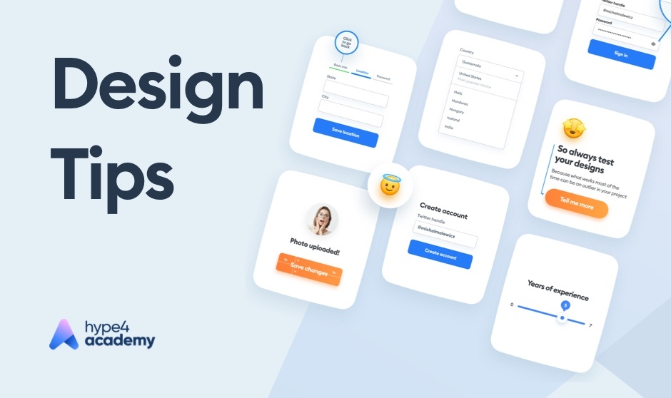 UI & UX Tips by hype4.academy